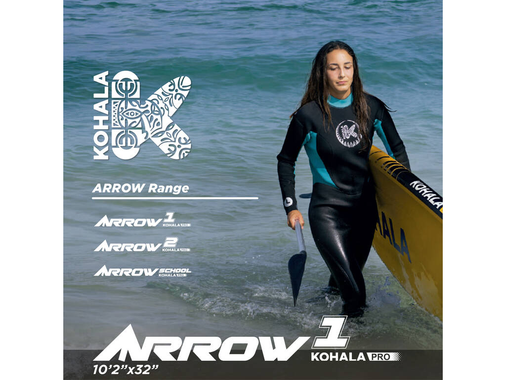 Paddle Board Surf Stand-Up Kohala Arrow 1 310x81x15 cm. Ociotrends KH31020