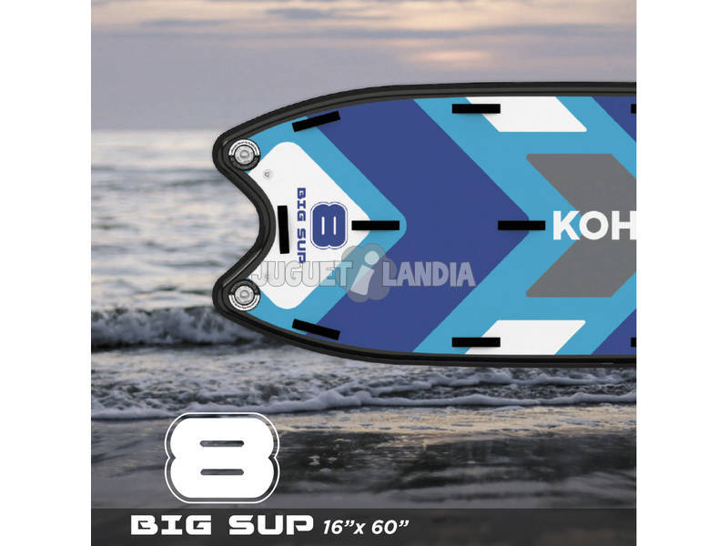 Tábua Paddle Surf Stand-Up Kohala Big Sup 8 480x155x20 cm. Ociotrends KH48020