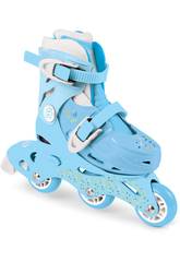 Patins à roulettes Tri-Skate 2 en 1 Bleus Pointure 27-30 par D'Arpèje OFUN084-G