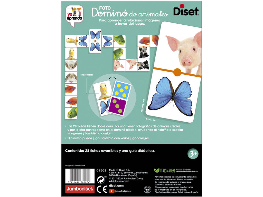 Tierfoto-Domino Diset 68968