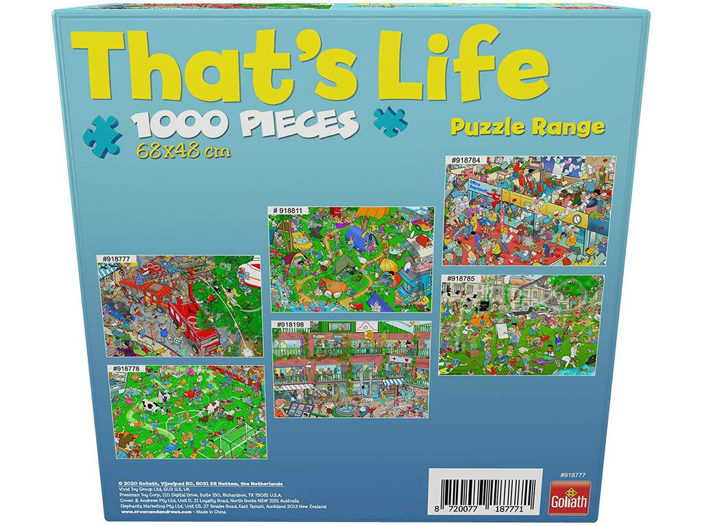 Puzzle 1.000 That's Life Corpo de Bombeiros Goliath 919260