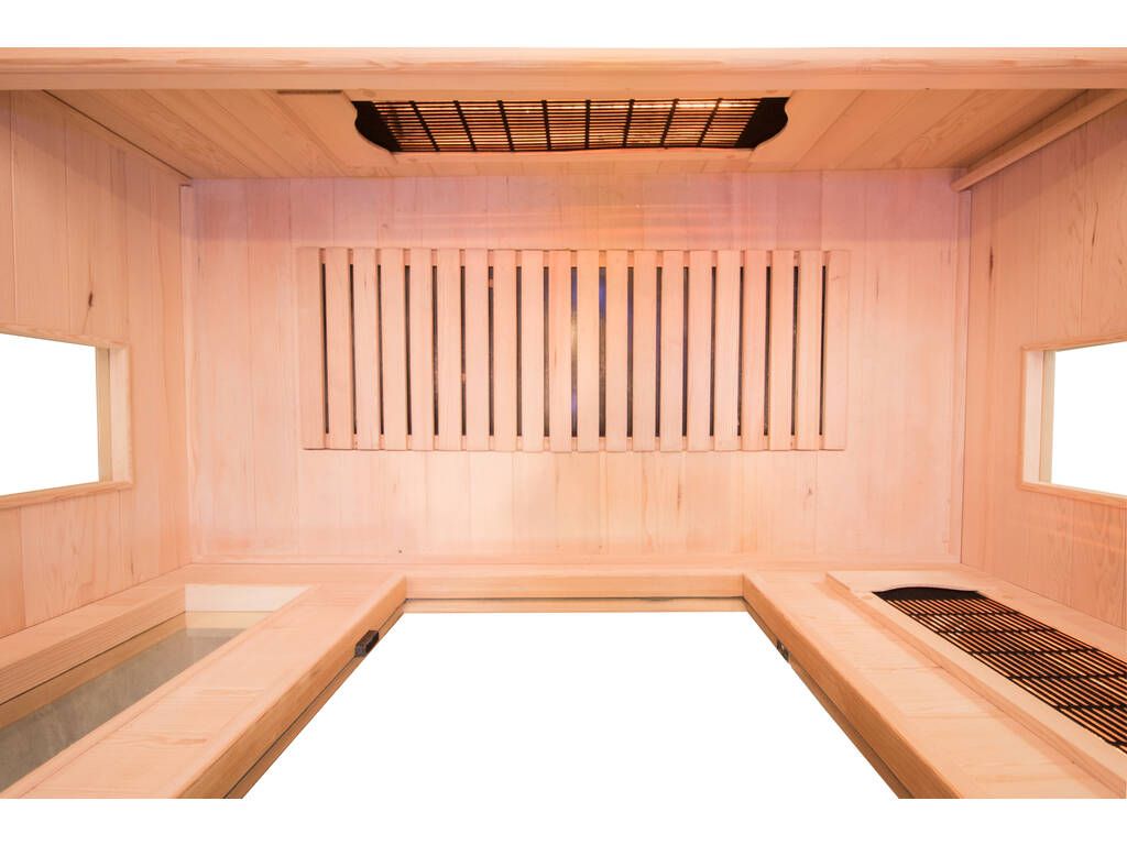 Sauna Infrarrojos Apollon - 3 Plazas Poolstar SN-APOLLON-Q3