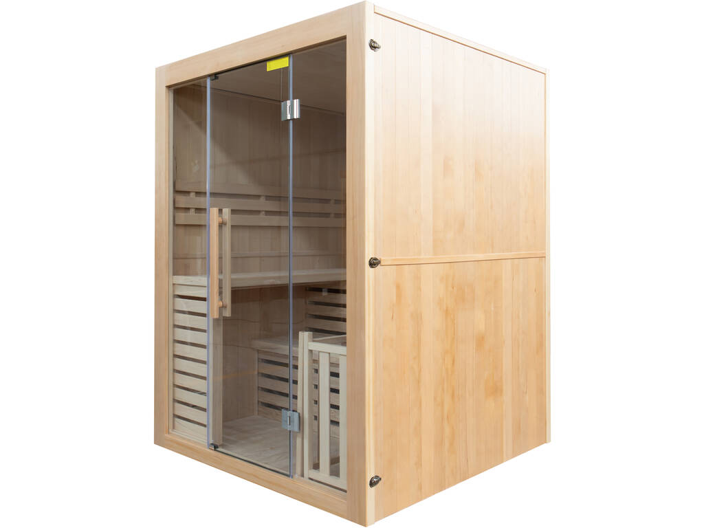Sauna tradizionale Sense 4 posti Pacchetto completo Poolstar SN-SENSE-4PK
