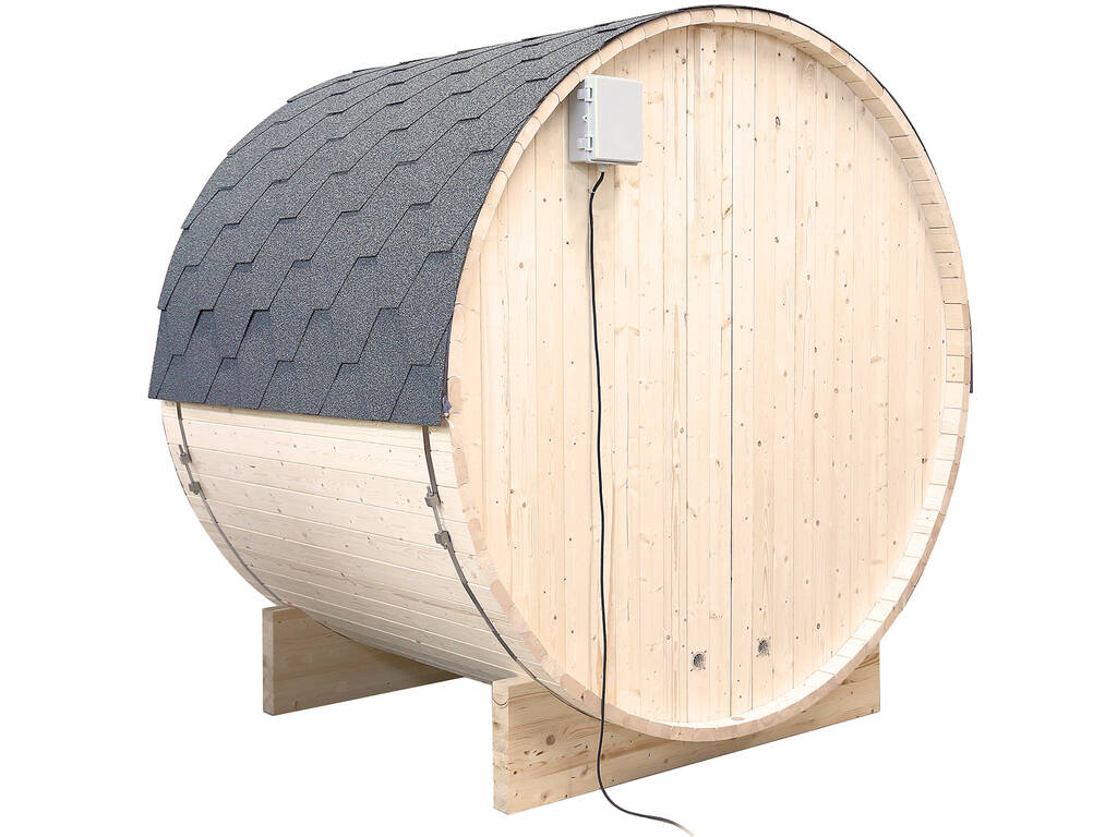 Sauna de Exterior Gaïa Bella de 3 Plazas de 220x205x160 cm