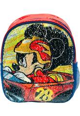 Sac  dos 2 en 1 Mickey Roadster Racers avec sequins rversibles Toybags T300-096