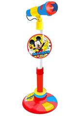 Microfono a piede Mickey con funzioni di amplificatore e pedale