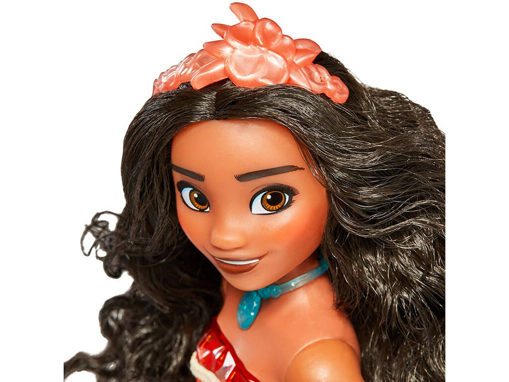 Muñeca Princesas Disney Vaiana Brillo Real Hasbro F0907