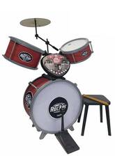 Rocker Drums Schlagzeug 3 Module mit Rhythmus Tutor Reig 629