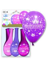 4 palloncini taglia 12GP Principessa Palloncini Globolandia 5927