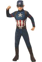 Captan America End Game Kinder Kostm Classic T-S Rubies 700647-S