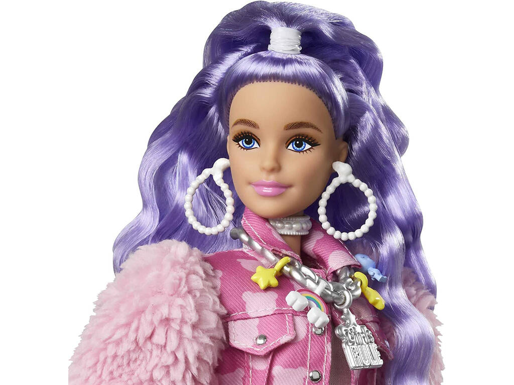 Barbie Extra Millie Lila Haar Mattel GXF08