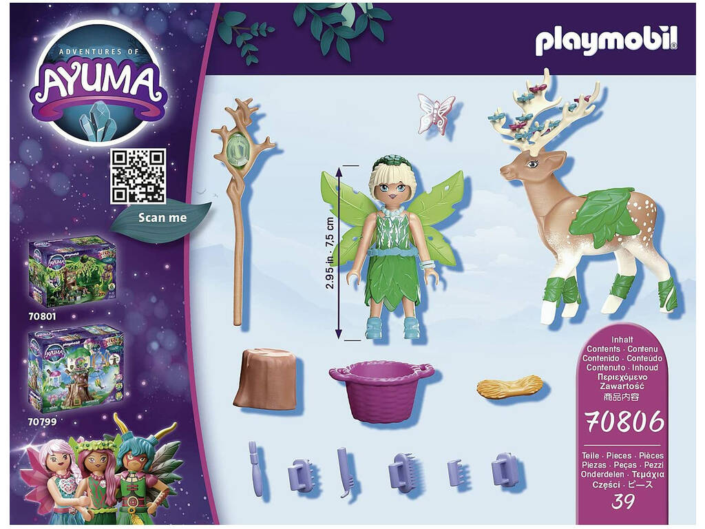 Playmobil Ayuma Forest Fairy avec animal Soul 70806
