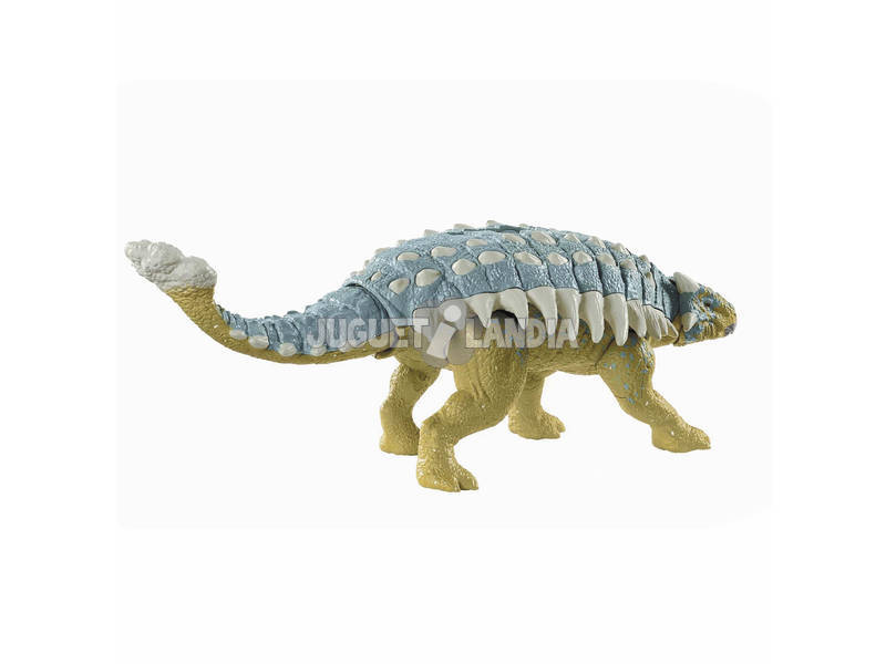 Jurassic World Ataque de Rugidos Ankylosaurus Rugoso Mattel GWY27