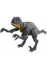 Jurassic World Dinosauro Scorpios Rex attacco e lotta Mattel HBT41