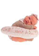 Neugeborene Puppe Stillkissen 40 cm. Antonio Juan 33116