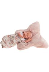 Neugeborene Puppe Lea Kissen Schmetterling 40 cm. Puppen Antonio Juan 33119