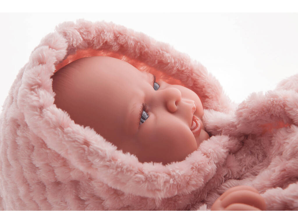 Bambola neonata Lea accappatoio 42 cm. Antonio Juan 50153