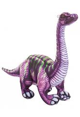 Peluche Dinosaurio Lila 36 cm. Creaciones Llopis 46861