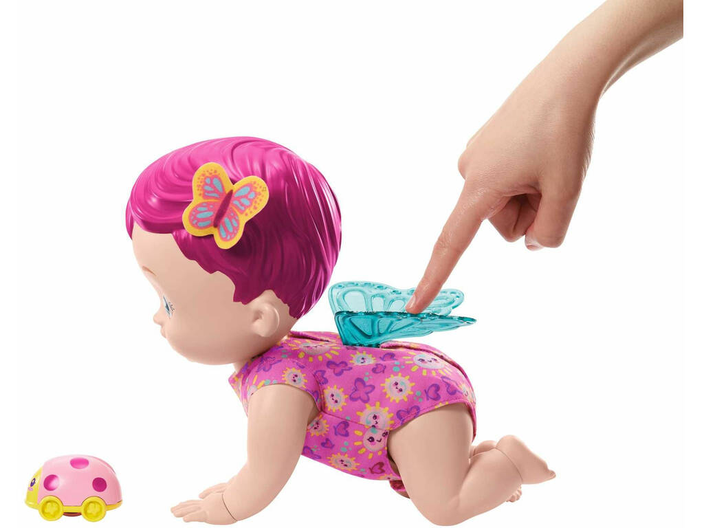 My Garden Baby Baby Butterfly Laugh and Crawl Mattel GYP31