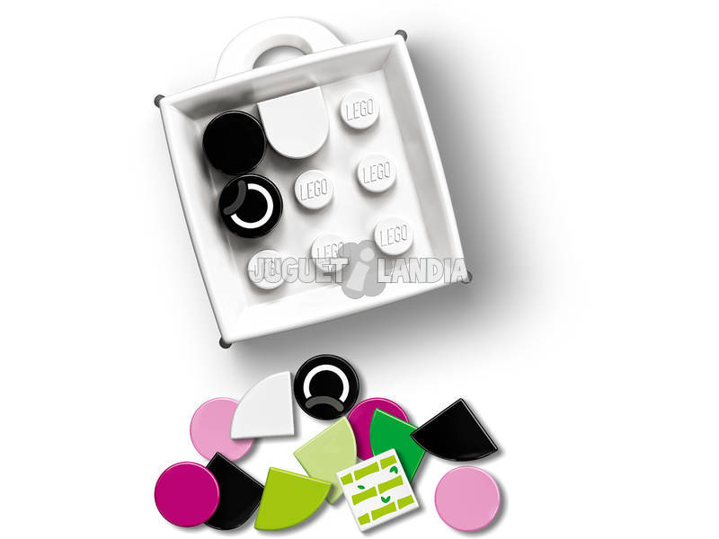 Lego Dots Schmuck für Panda Rucksack 41930