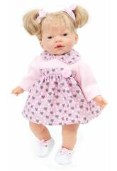 Mueca Nines Coletas Rubia 40 cm. Estuche Nines d'Onil 5052