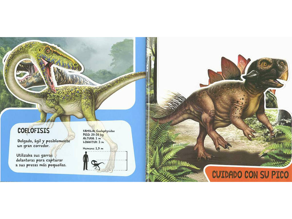 Entdecke mit Dinosaurier-Silhouetten Susaeta S3465001