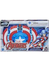 Avengers Nerf Mech Strike Shield Attack Captain America Hasbro F0265