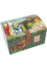 Coffre Dino World avec code, son et lumière Depesche 11461
