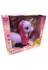 Coiffures licorne avec accessoires lilas