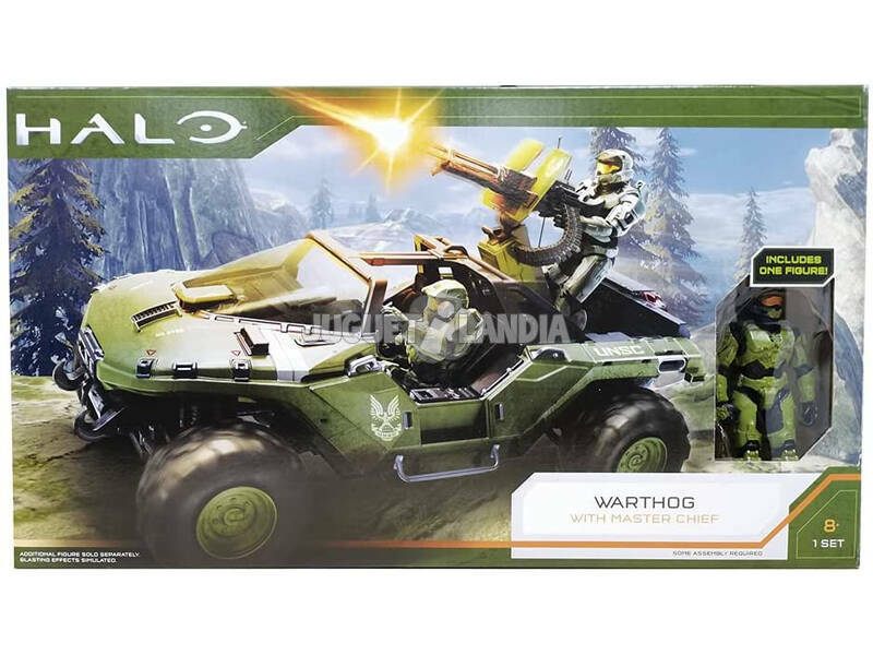 Halo Vehículo Deluxe Con Figura Toy Partner HLW0072