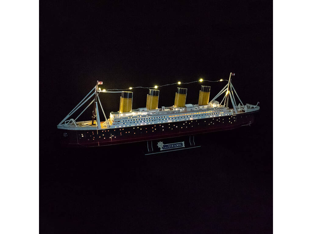 Casse-tête 3D Titanic con Led World Brands L521H