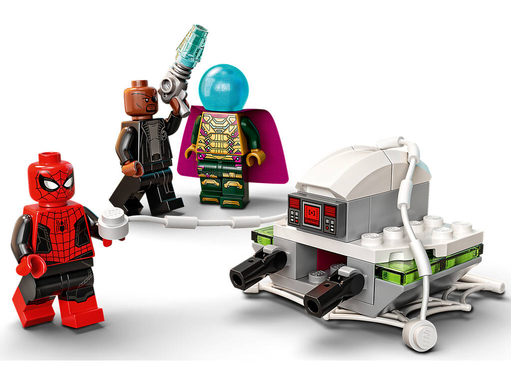 Lego Spiderman vs Attacco del Drone di Mysterio 76184