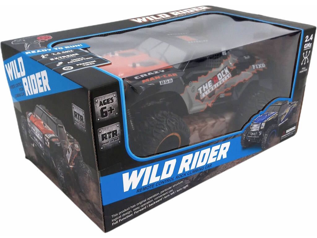 Rádio Controlo Wild Rider 2.4G 4 Fuções Laranja