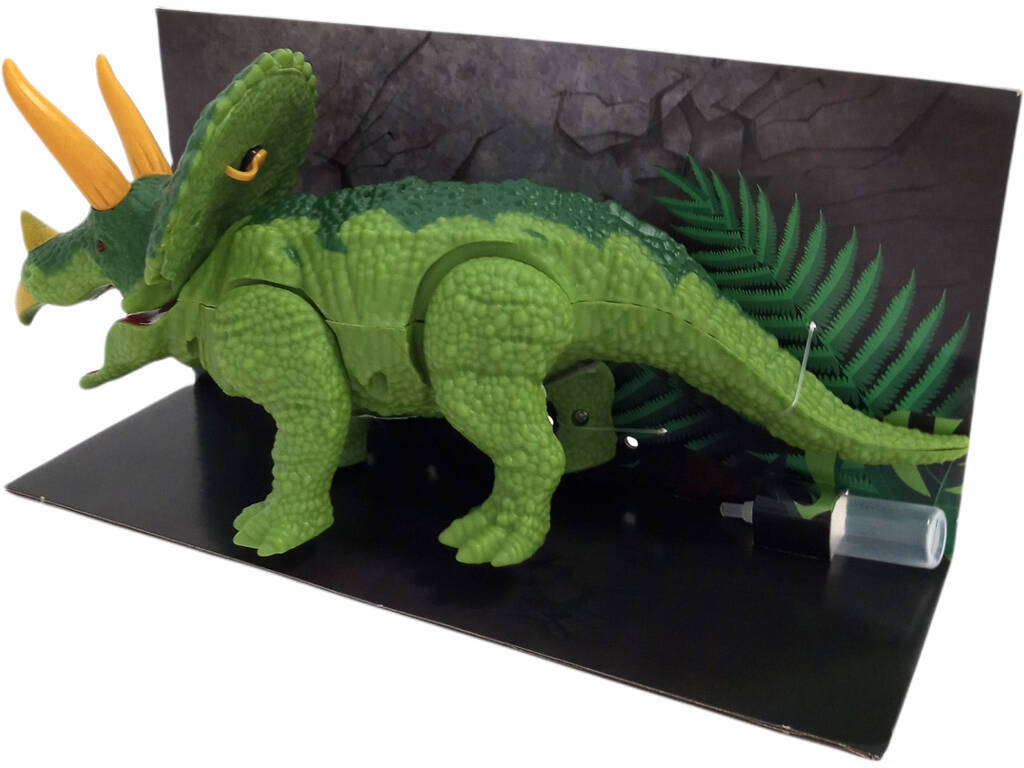 Triceratops Verde Andador 24 cm.
