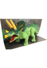 Triceratops Verde Andador 24 cm.