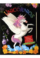 Unicornios Dibujos Para Raspar y Colorear 2 Susaeta S3483002