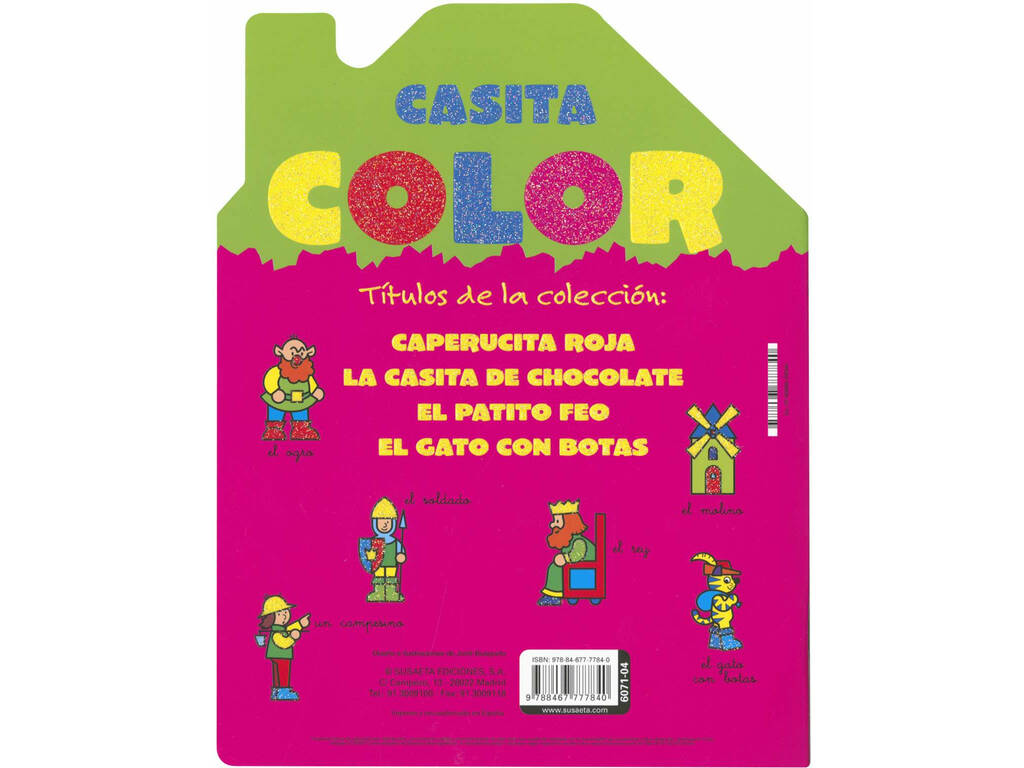 Casita Color El Gato Con Botas Susaeta S6071004