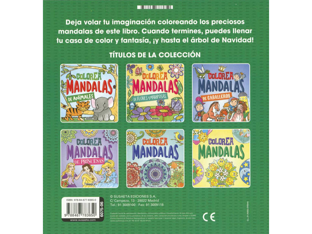 Colorea Mandalas Susaeta S6075006