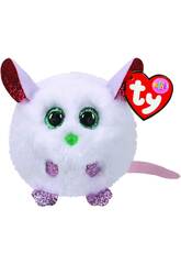 Peluche 10 cm. Puffies Brie Mouse Xmas TY 42518