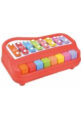 Piano Xylophone pour enfants rouge