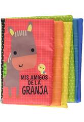 Livre pour enfants en tissu Mes amis de la ferme