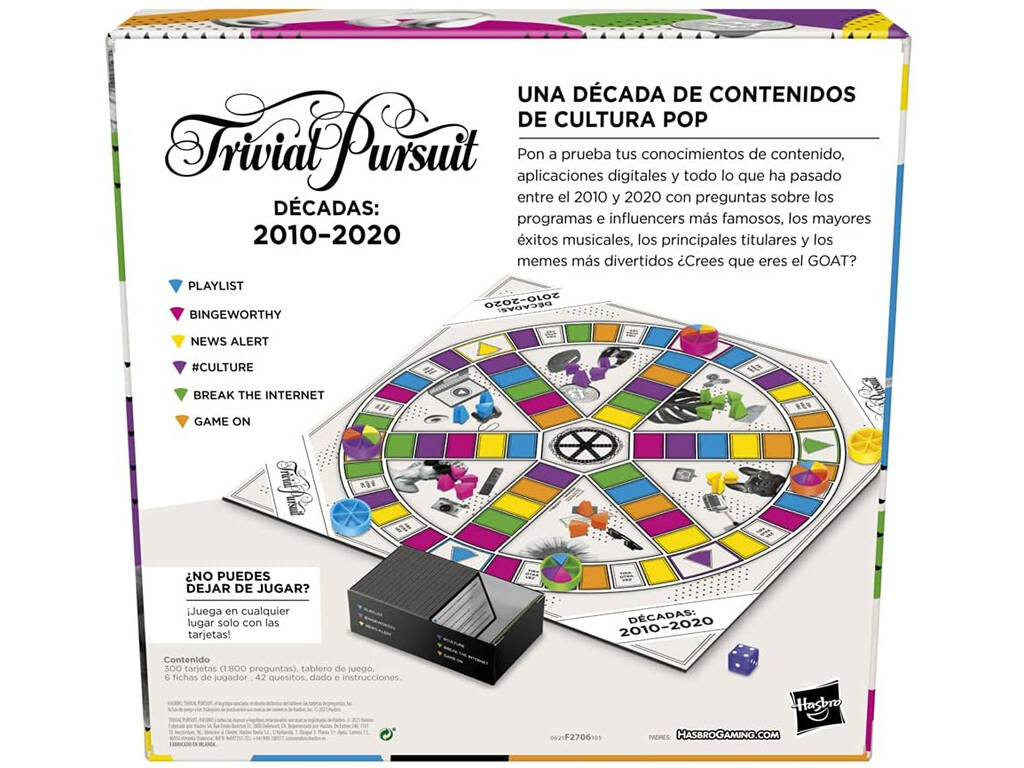Trivial Pursuit Decenni 2010-2020 Hasbro F2706
