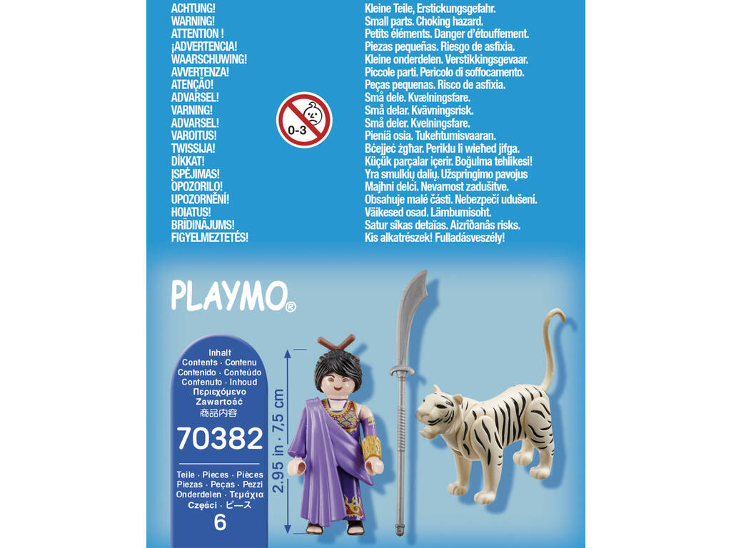 Playmobil Luchadora Asiatica con Tigre 70382