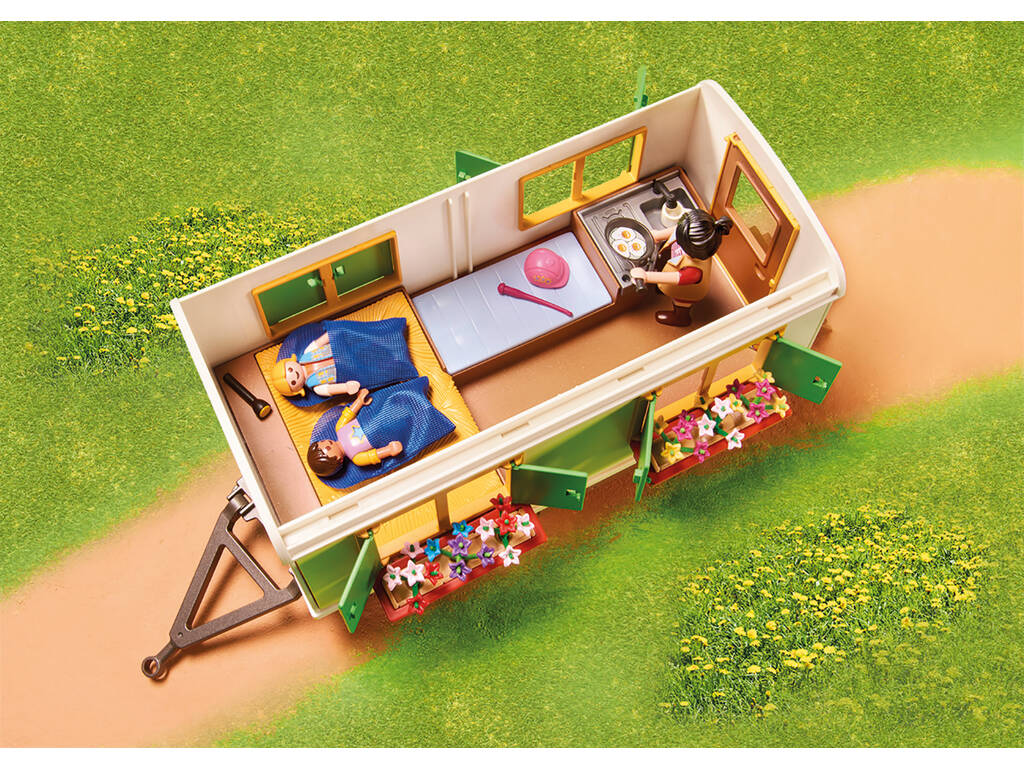 Playmobil Caravana Campamento de Póneis 70510