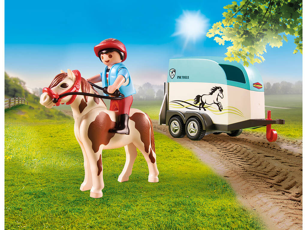 Playmobil Pony Trailer Car 70511