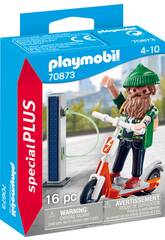 Playmobil Especial Plus Hipster con E-Scooter 70873