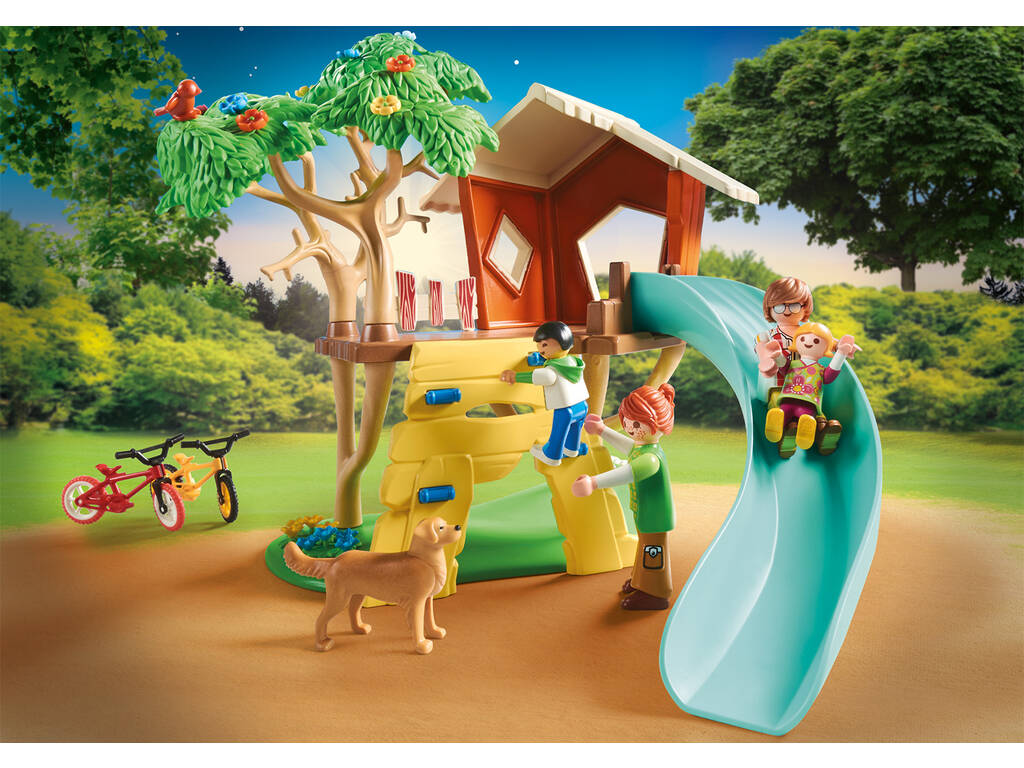  Playmobil Avventura nella Casa sull'albero con scivolo 71001