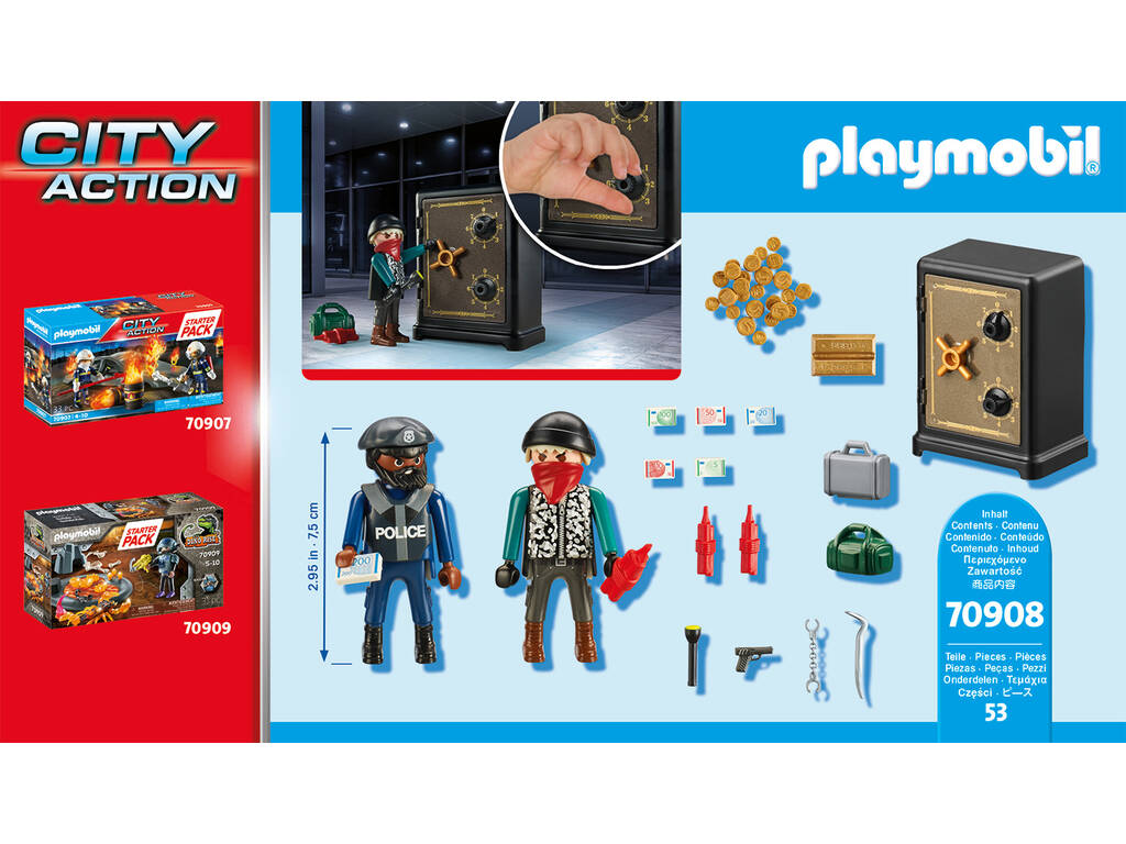 Playmobil Starter Pack Caixa Forte 70908