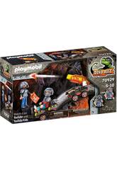 Playmobil Dino Mine Carro de Cohetes 70929