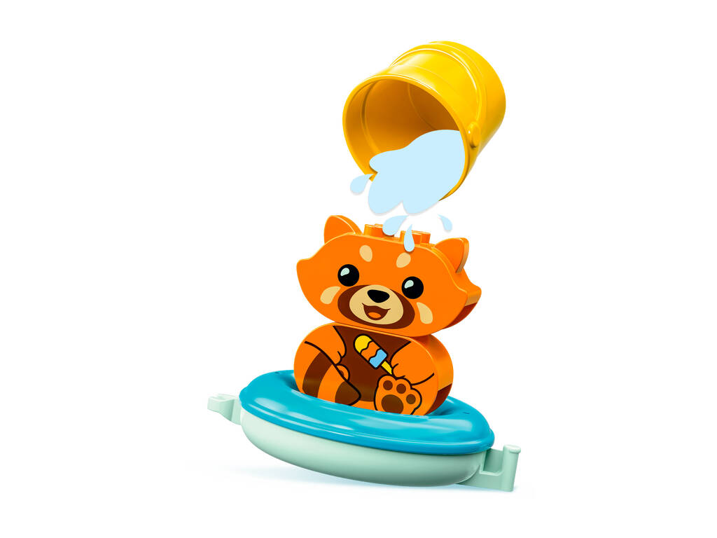 Lego Duplo Diversão no Banheiro Panda Vermelho Flutuante 10964